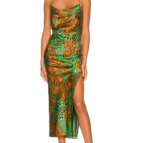 Camila Coelho Dresses & Skirts - Camila Coelho Dezeray Slip Maxi Dress in Jungle Green